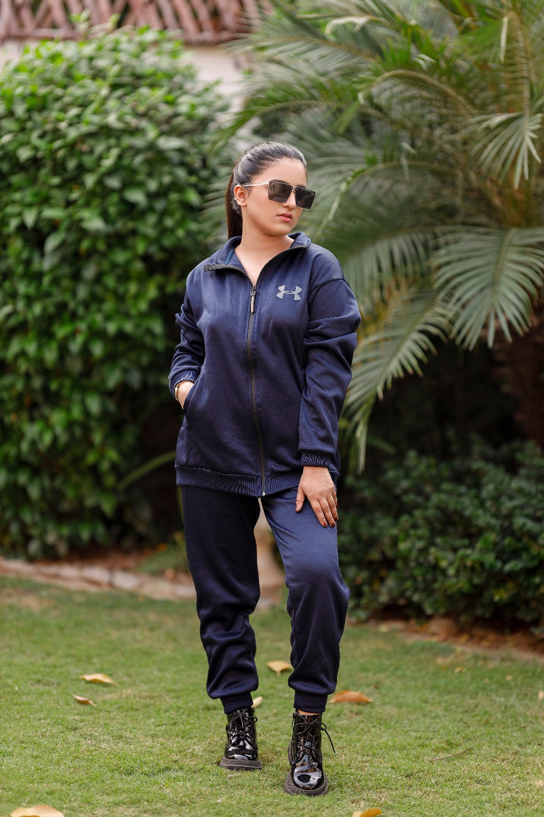 UA Premium Tracksuit F- Navy