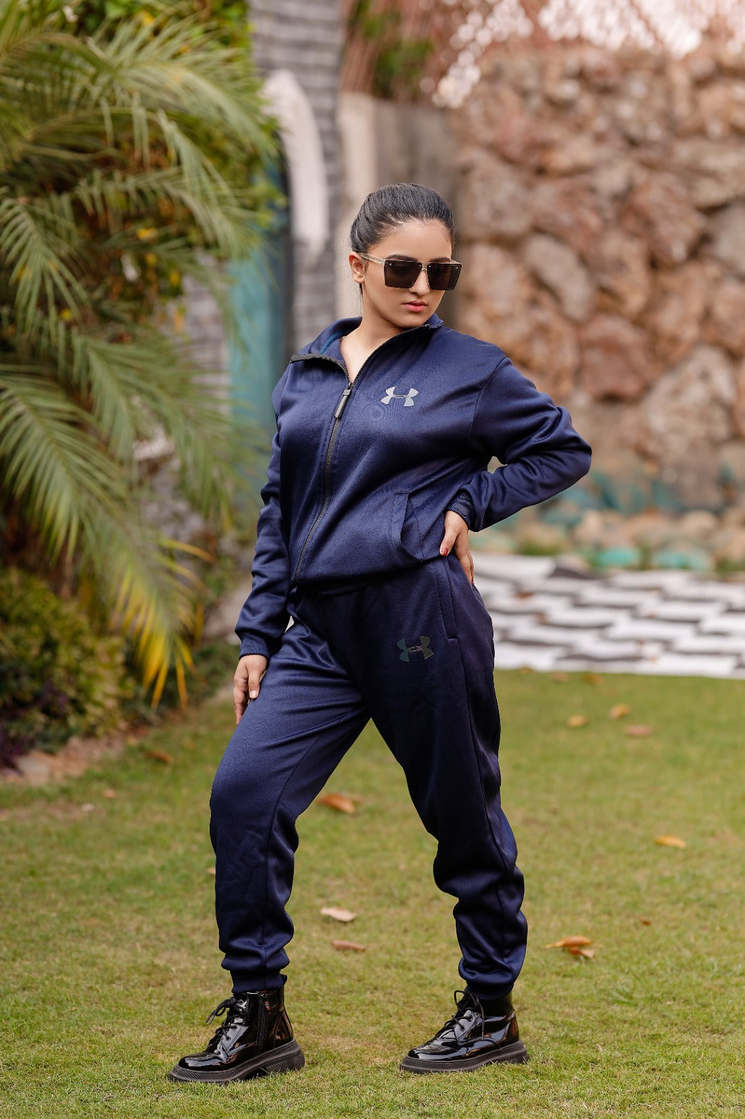 UA Premium Tracksuit F- Navy