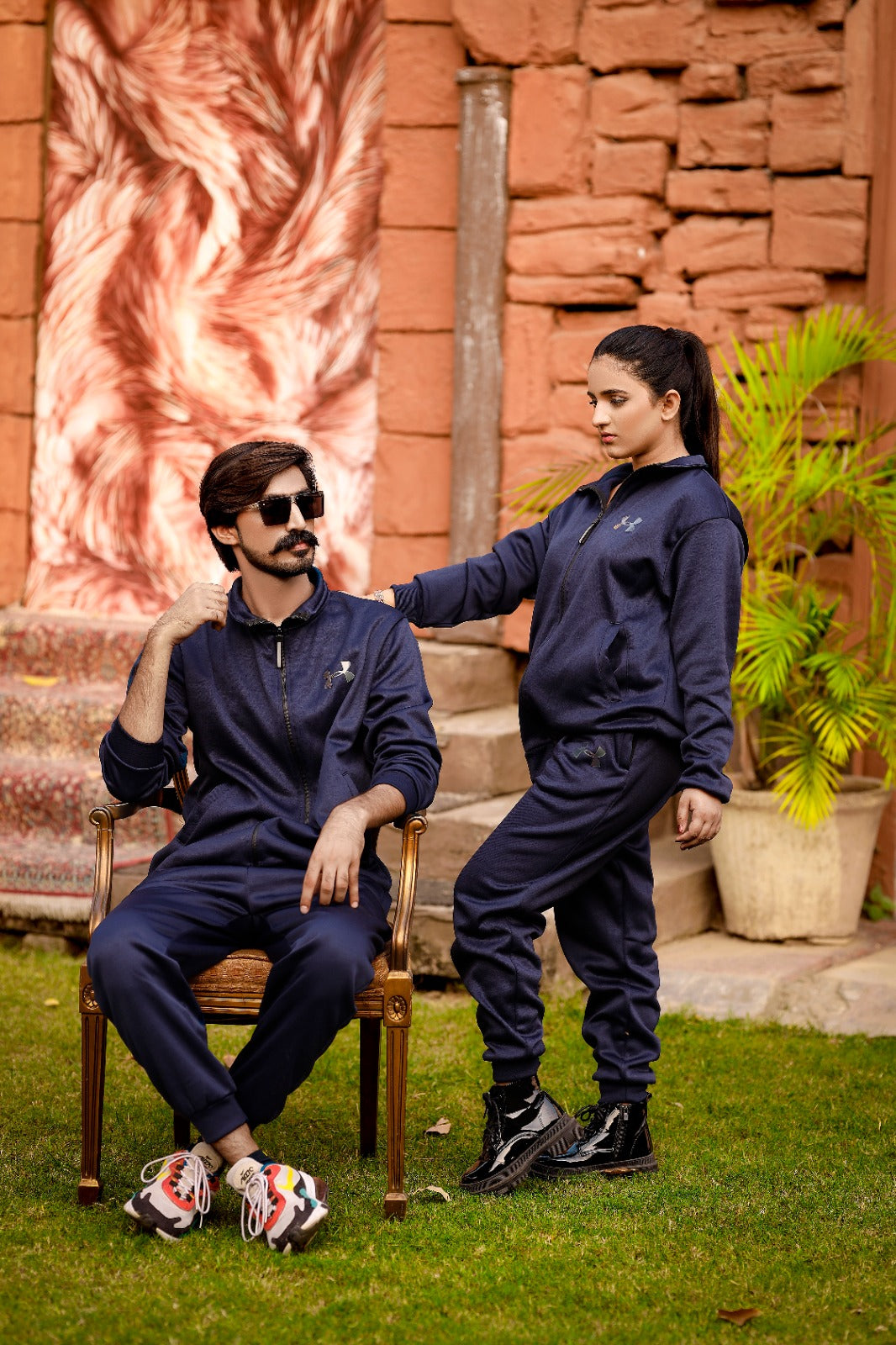 UA Premium Tracksuit F- Navy