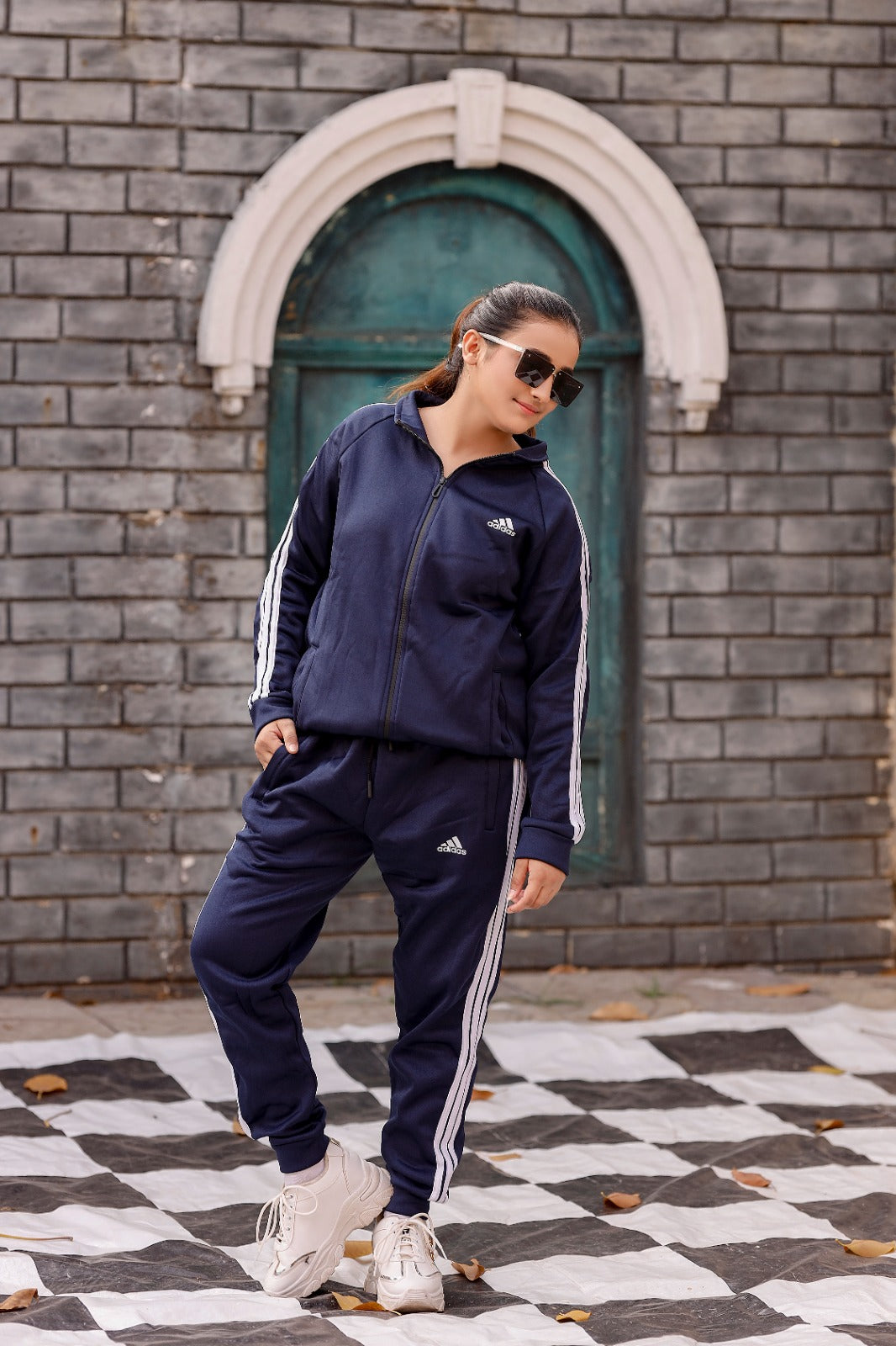 Adi Premium Tracksuit F- Navy