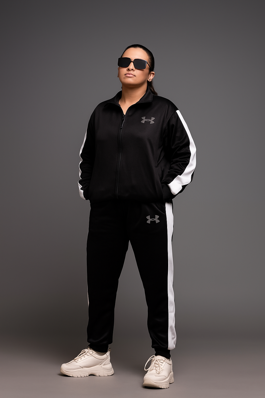 UA Premium Tracksuit F- Black