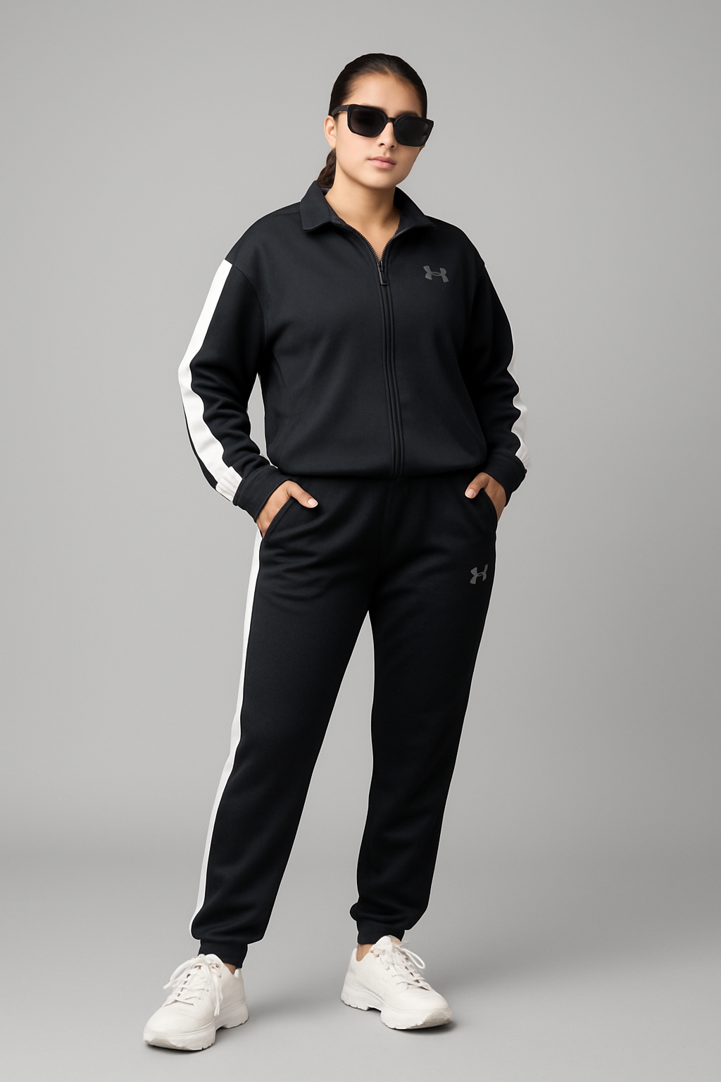 UA Premium Tracksuit F- Black