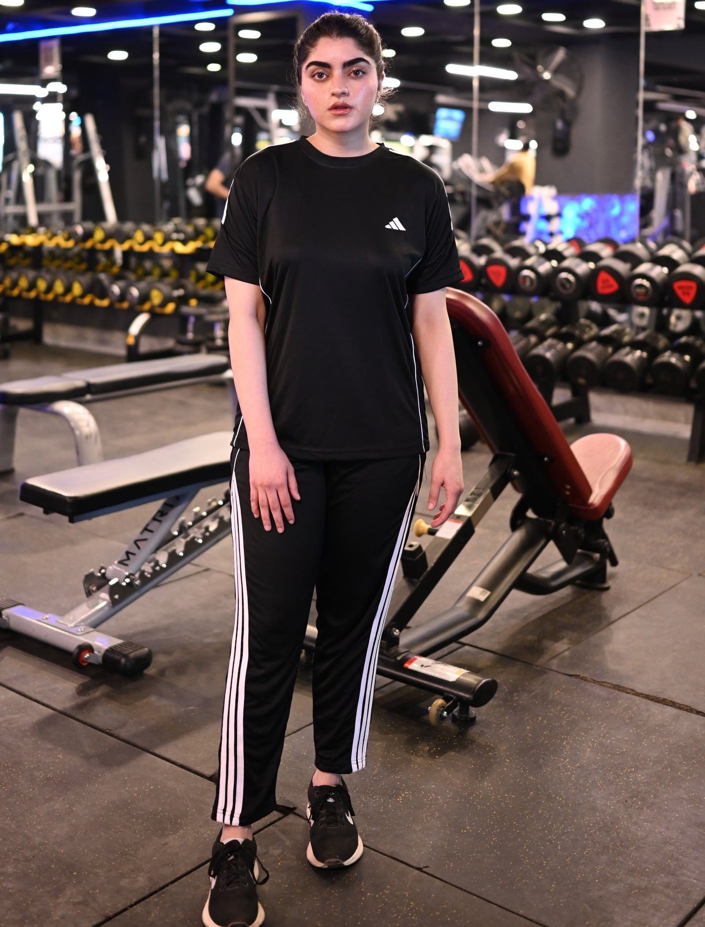 Adi Black Dri-Fit Tracksuit-F