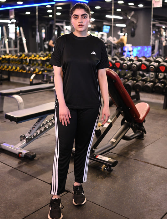 Adi Black Dri-Fit Tracksuit-F